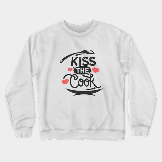 Kiss the Cook Crewneck Sweatshirt by Magniftee